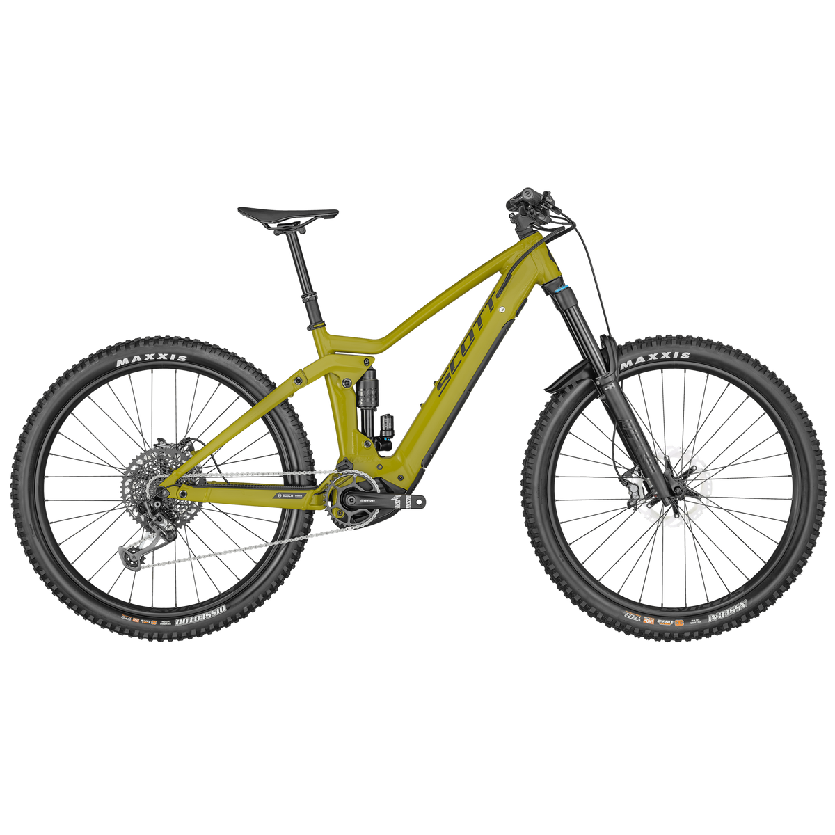 Scott Ransom eRIDE 910 Electric Mountain Bike Savana Green XL