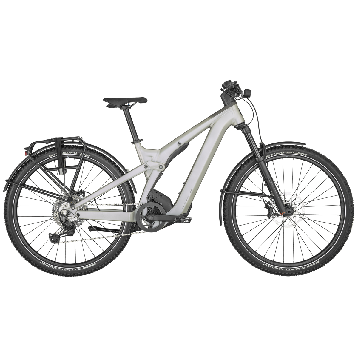 Scott Axis eRIDE FS 10 Electric Hybrid Bike Prism Lazerfish Silver XL