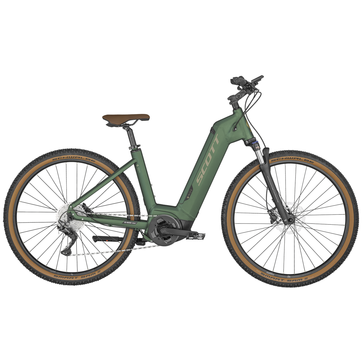 Scott Sub Cross eRIDE 10 Unisex Electric Hybrid Bike Malachite Green L