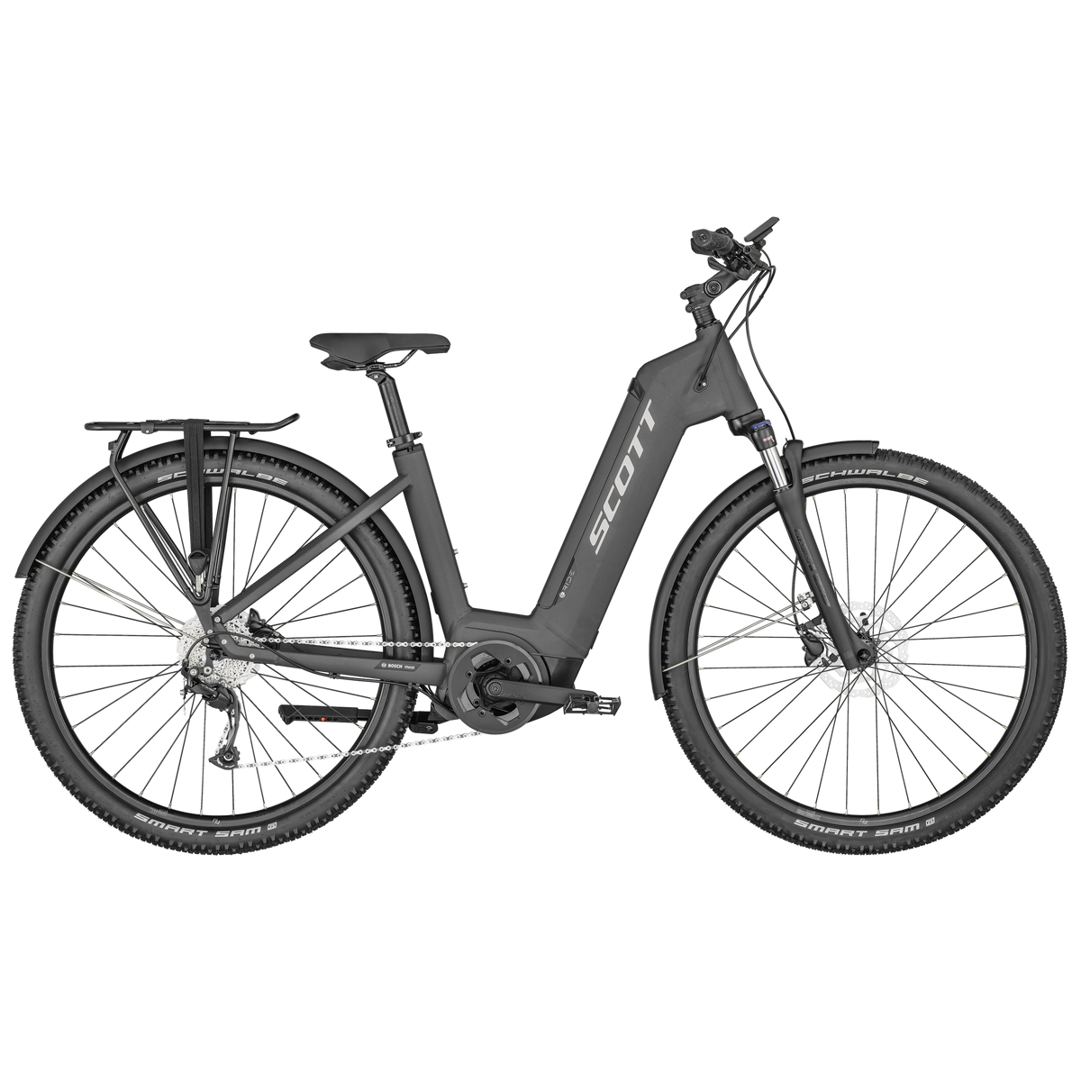 Scott Sub Cross eRIDE 20 Unisex EQ Electric Hybrid Bike Dark Anodized Grey L