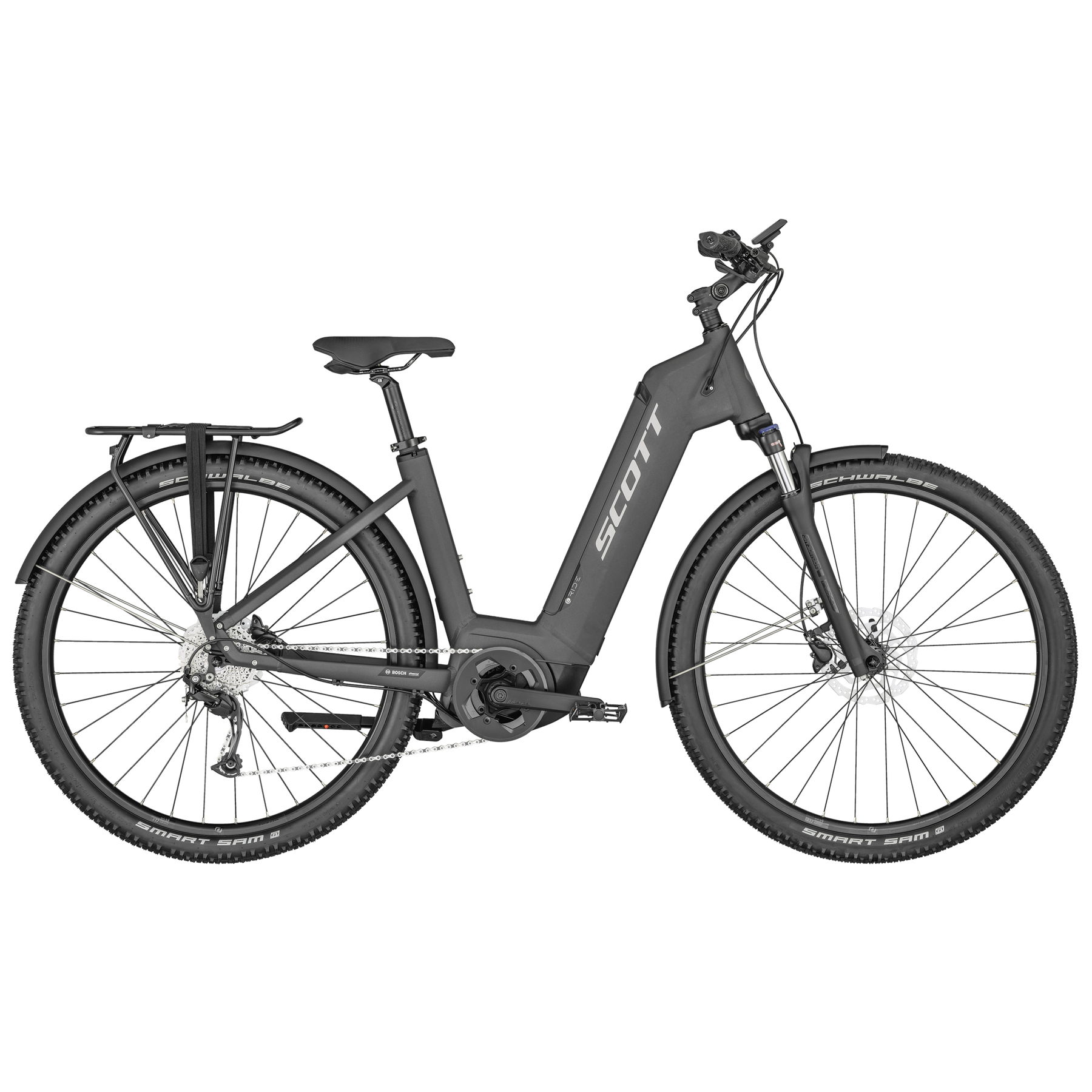Scott Sub Cross eRIDE 20 Unisex EQ Electric Hybrid Bike Dark Anodized Grey L