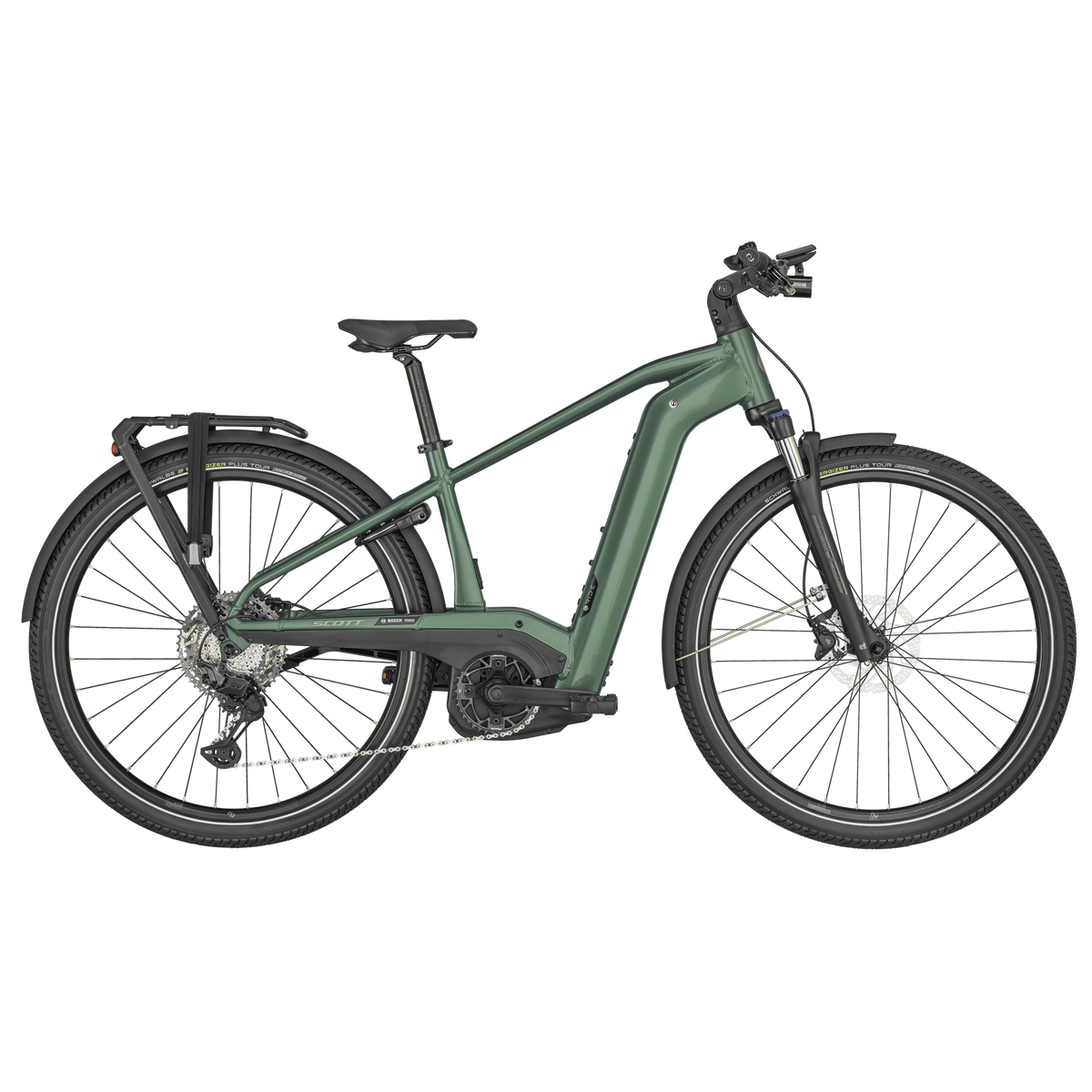 Scott Sub Sport eRIDE 10 Men Electric Hybrid Bike Malachite Green XL