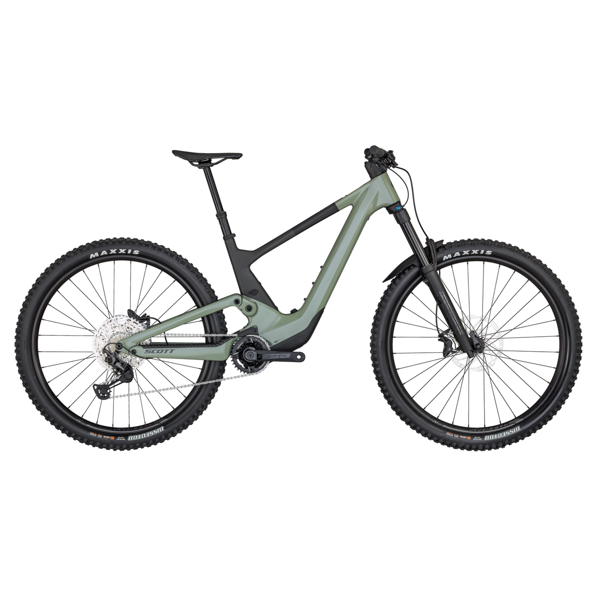 Scott Voltage eRIDE 910 Electric Mountain Bike Undergrowth Green XL