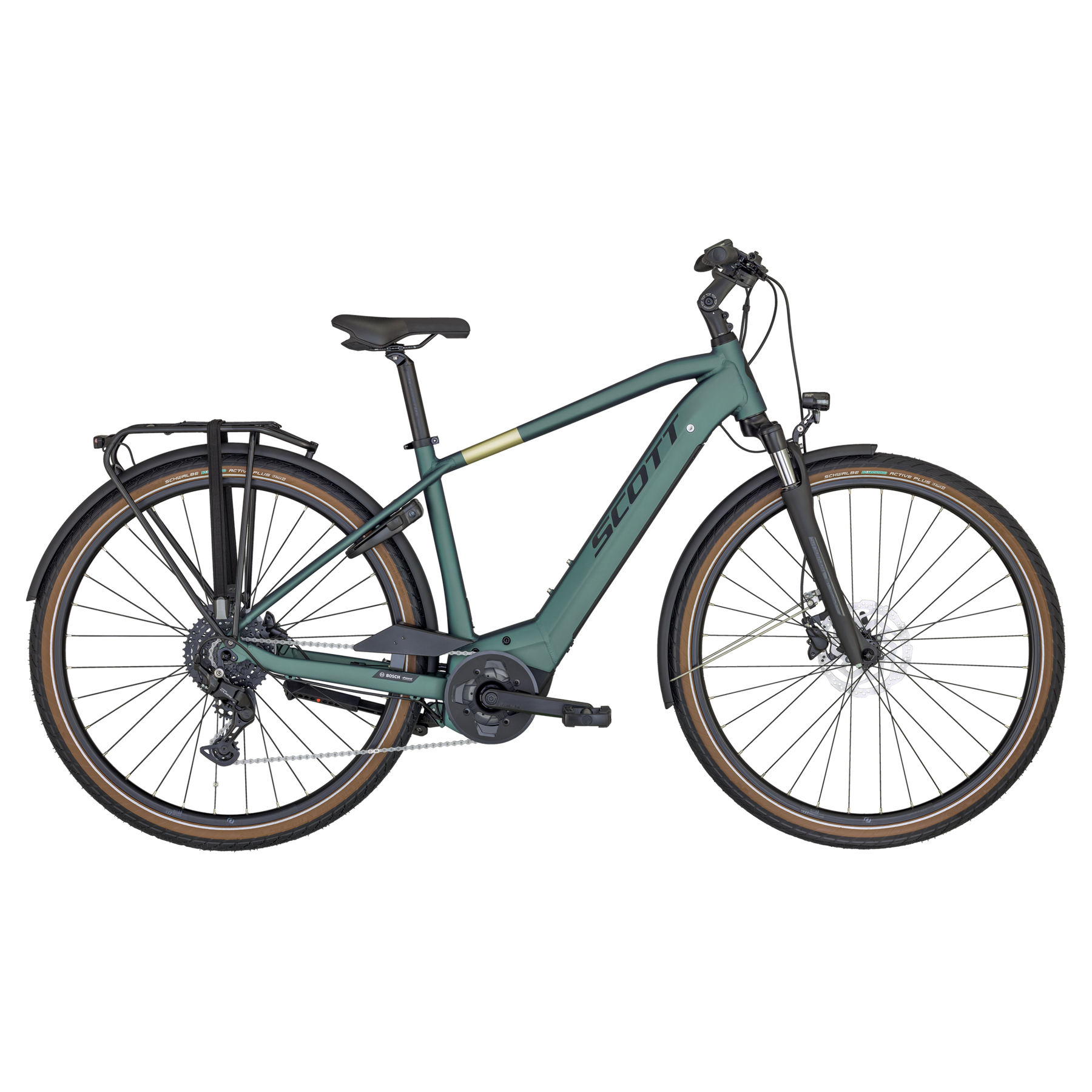 Scott Sub Active eRIDE Men Electric Hybrid Bike Malachite Green XL