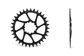 Garbaruk Round Boost DM MTB chainring for SRAM 3-bolt