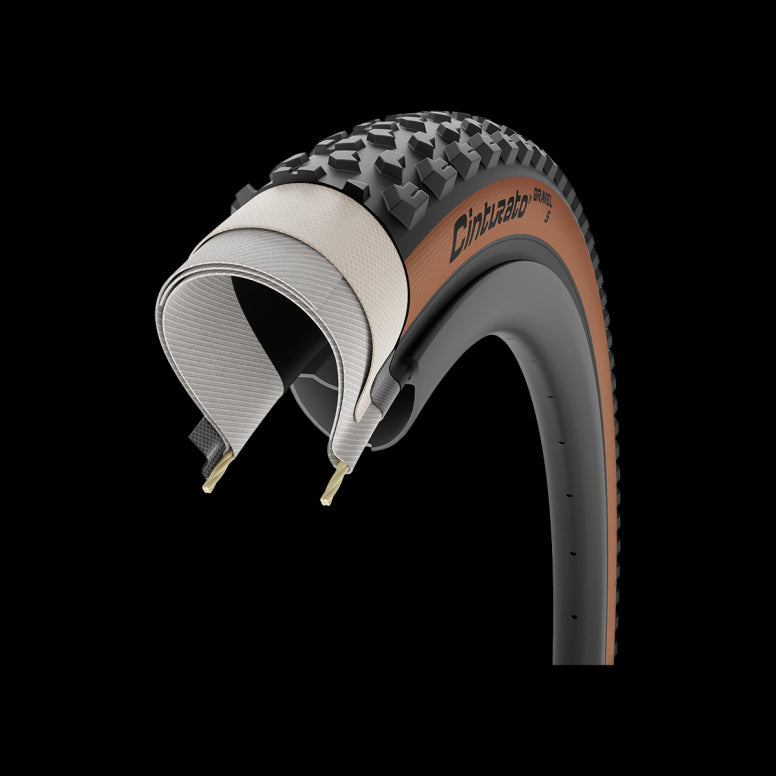 Pirelli Cinturato Gravel S Classic Gravel Tyre Tanwall 700 x 40c SpeedGRIP / TechWALL / Tubeless Ready