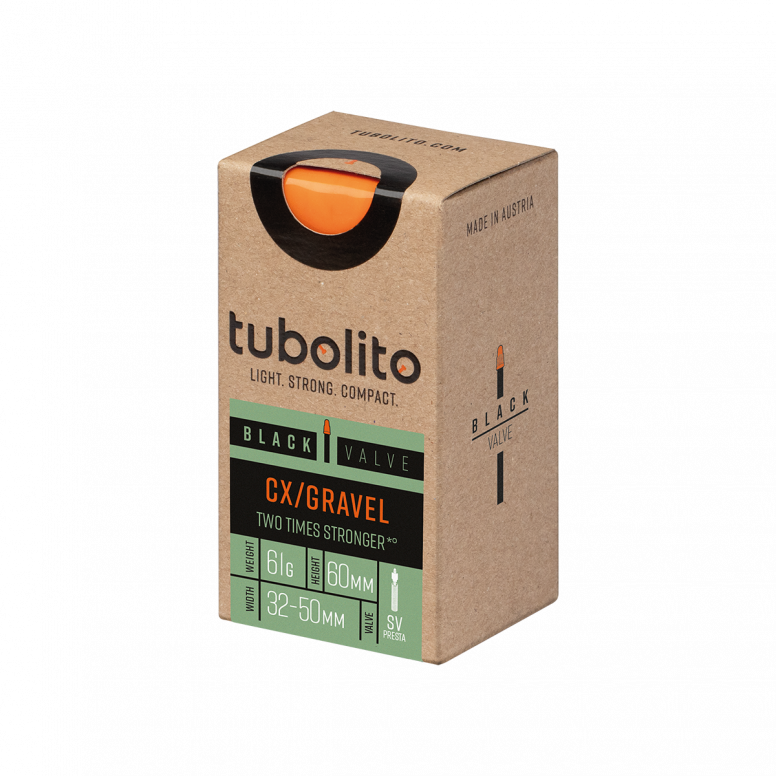 Tubolito Tubo CX/Gravel Inner Tube - Black Valve