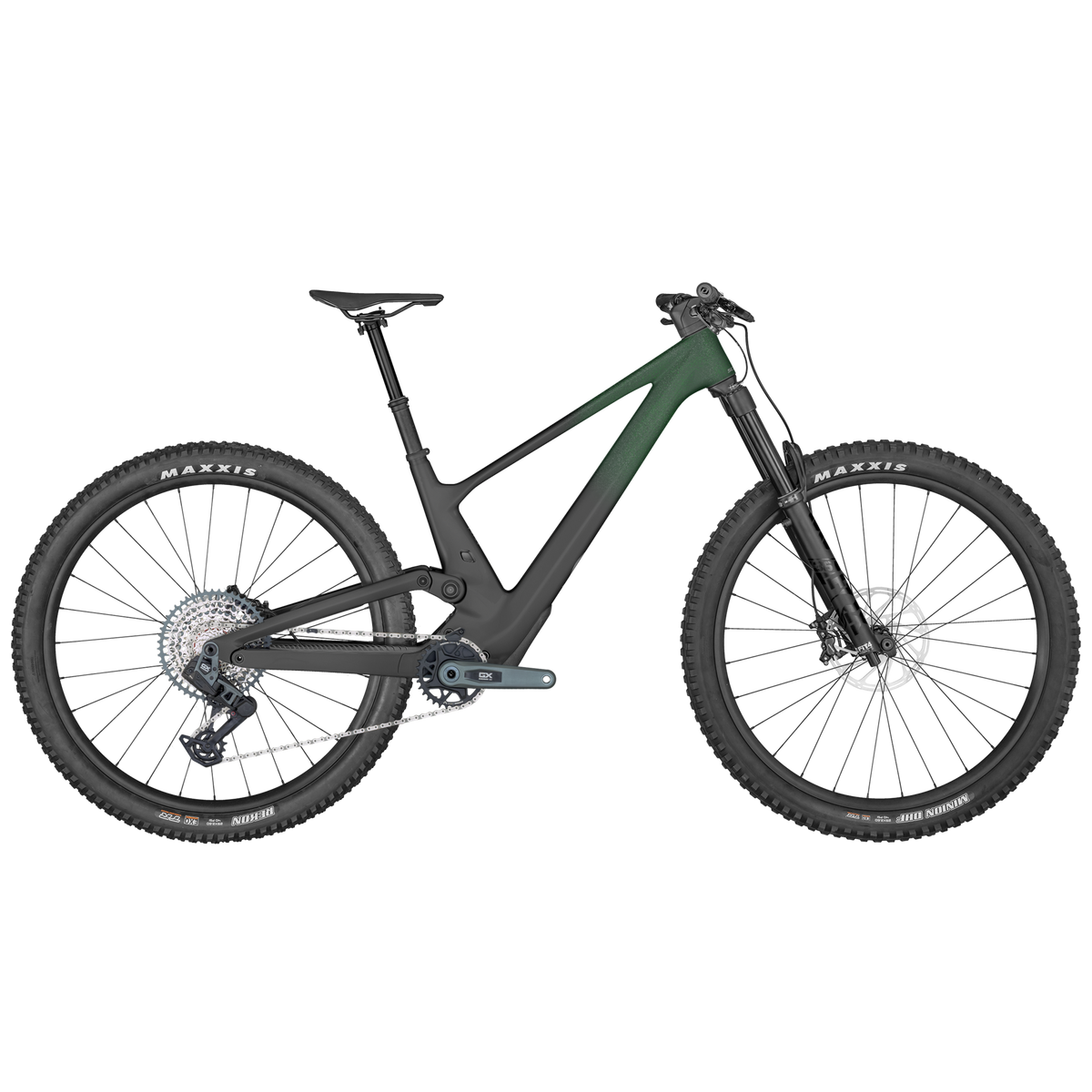 Scott Genius 910 TR Full Suspension Mountain Bike Carbon Black/Splatters White XL