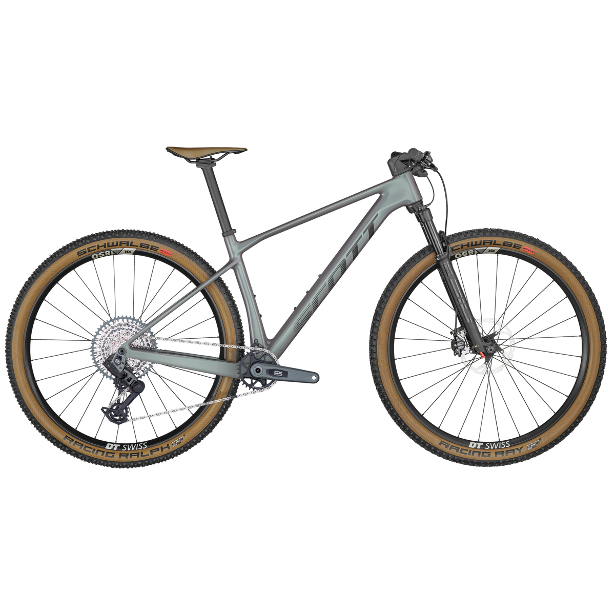 Scott Scale RC Team Issue TR Hardtail Mountain Bike Beluga Grey/Progressive Purple XL