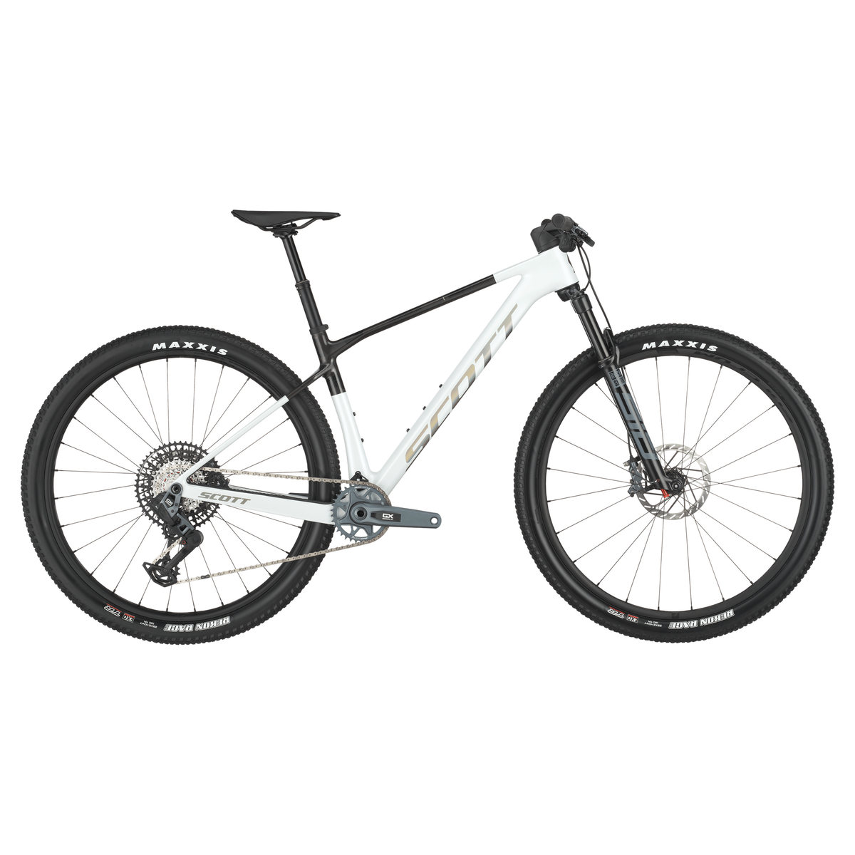 scott scale rc team issue hardtail mountain bike Cumulus White/Carbon Black XL