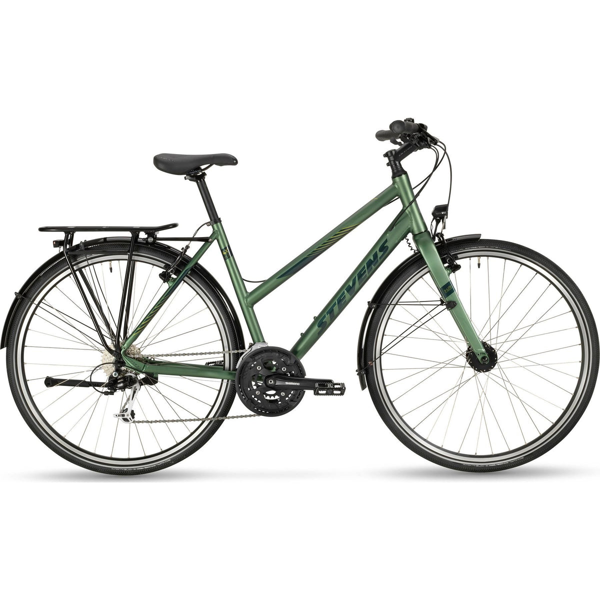 Stevens 4X Lite Tour LT Gen.1 Womens City Bike Green L