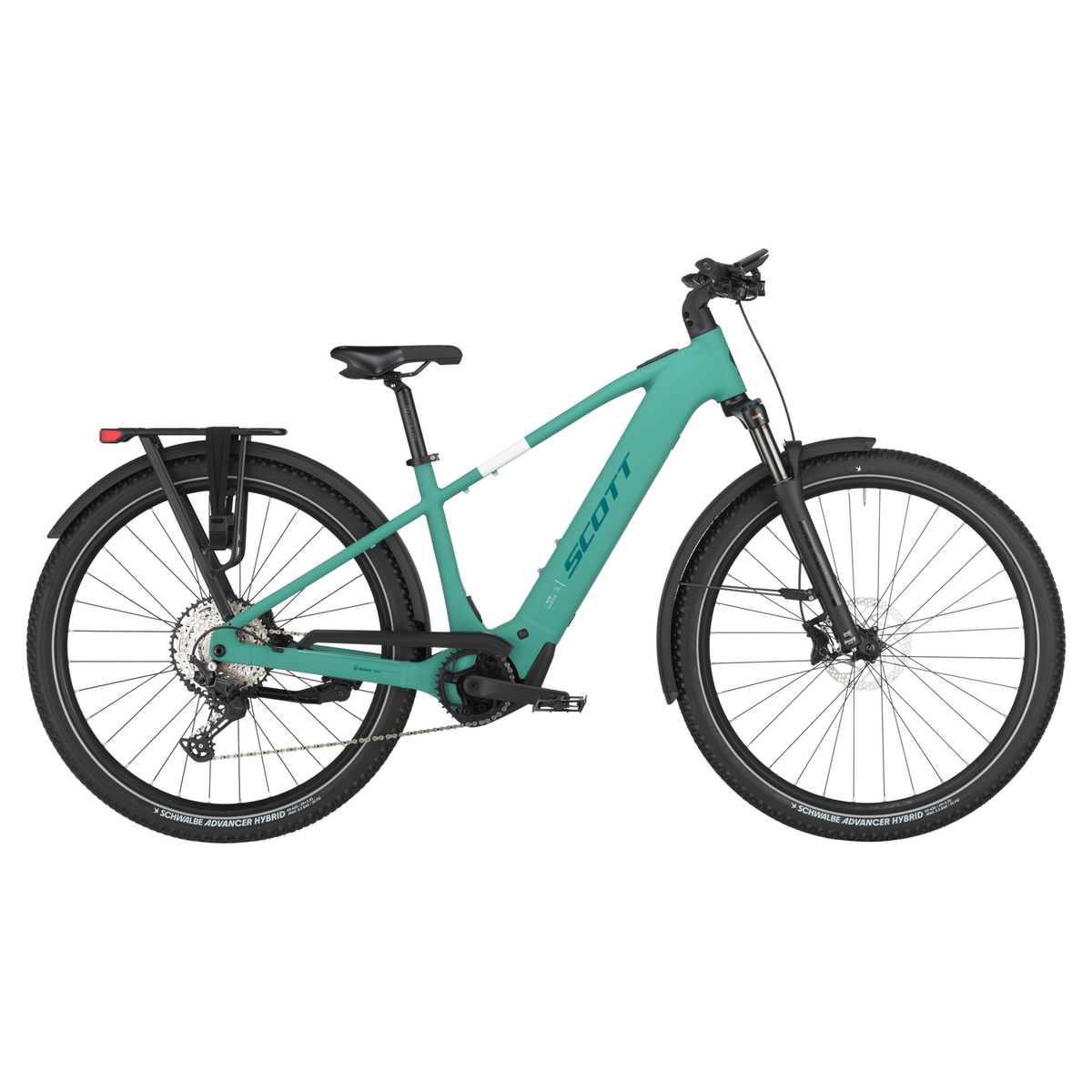 scott axis 20 electric mountain bike Aventurine Green XL