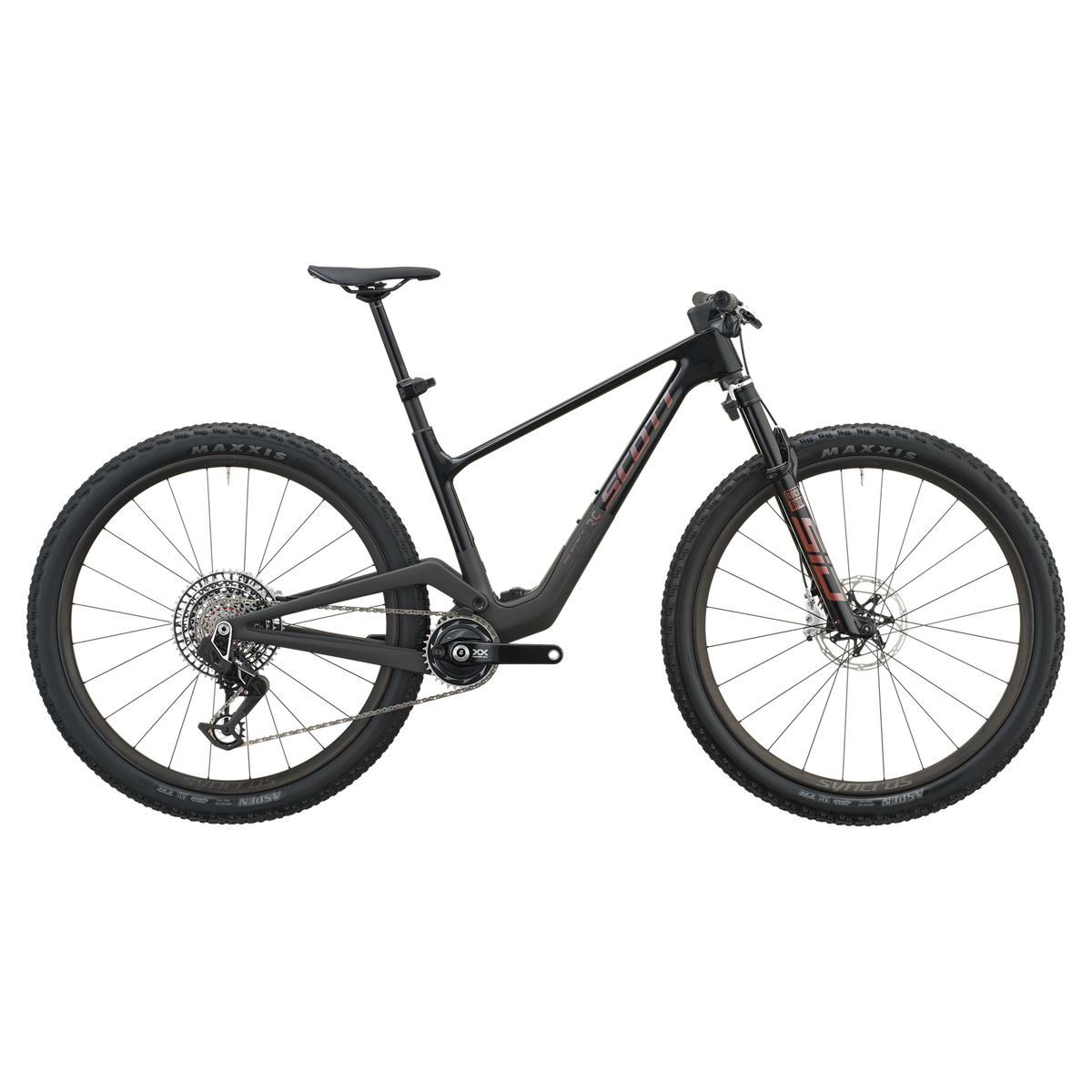 Scott Spark RC SL Full Suspension Mountain Bike 2027 Piano Black/Carbon XL