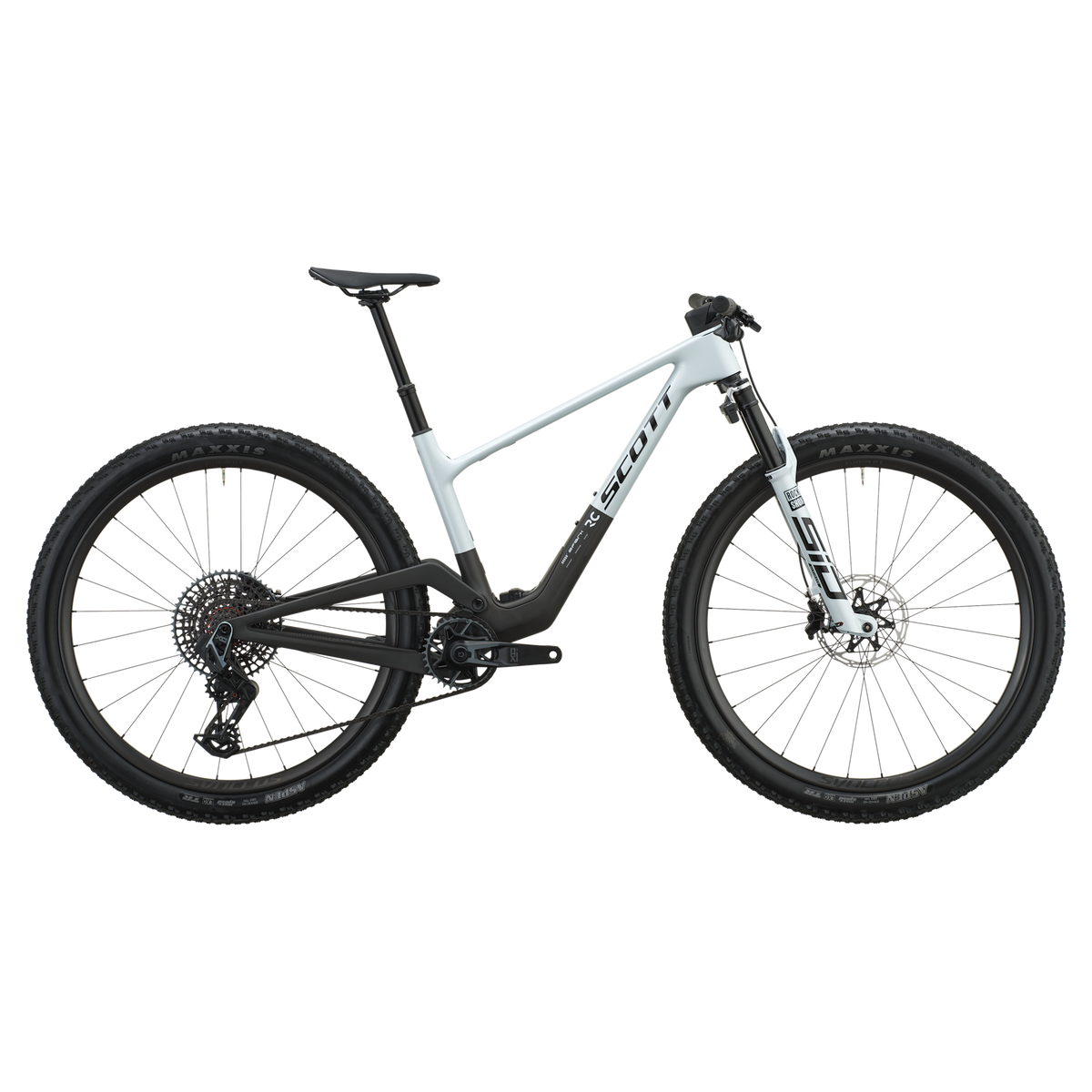 Scott Spark RC World Cup Full Suspension Mountain Bike 2027 Cumulus White/Carbon Black XL