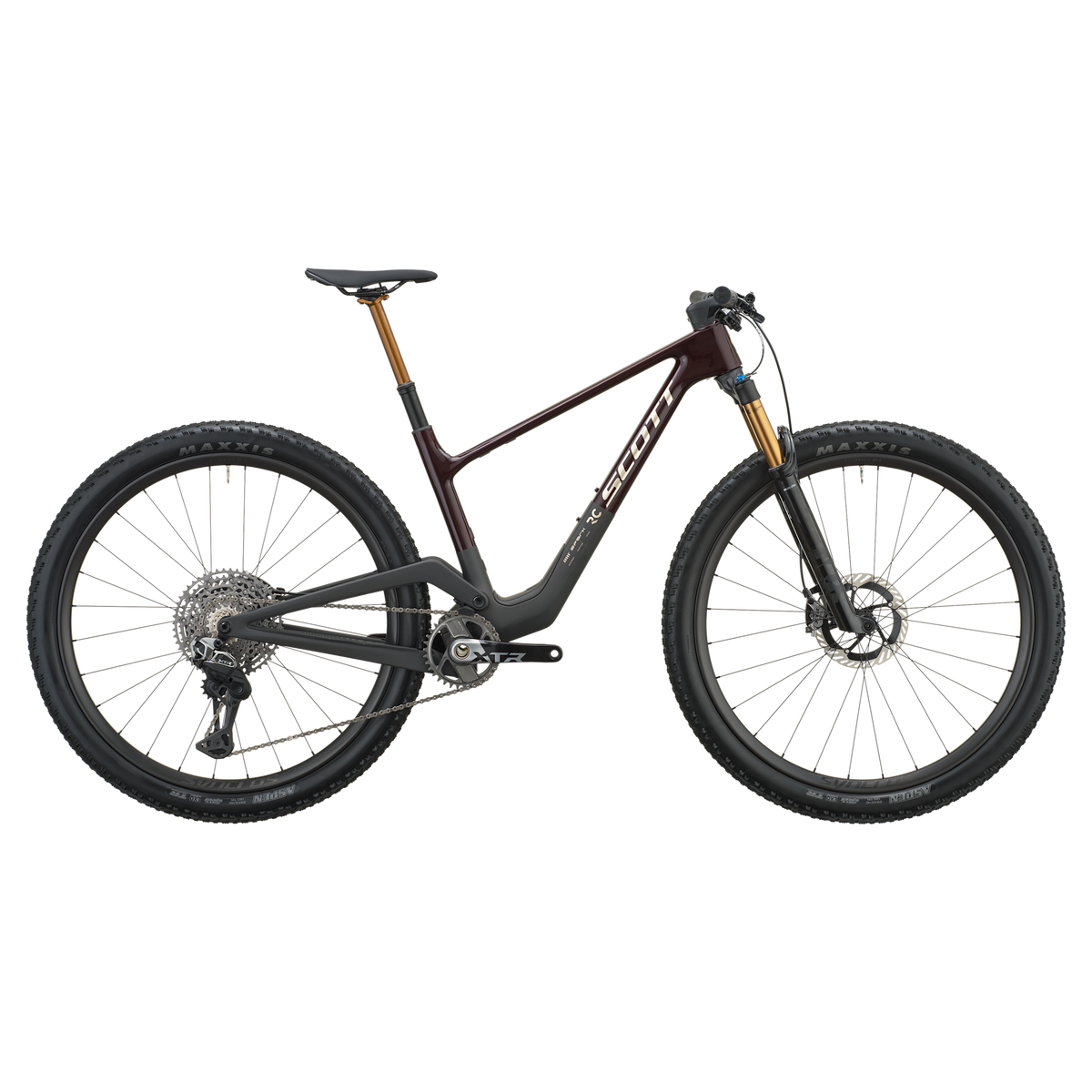Scott Spark RC Pro Full Suspension Mountain Bike 2027 Obsidian Purple/Carbon Black XL