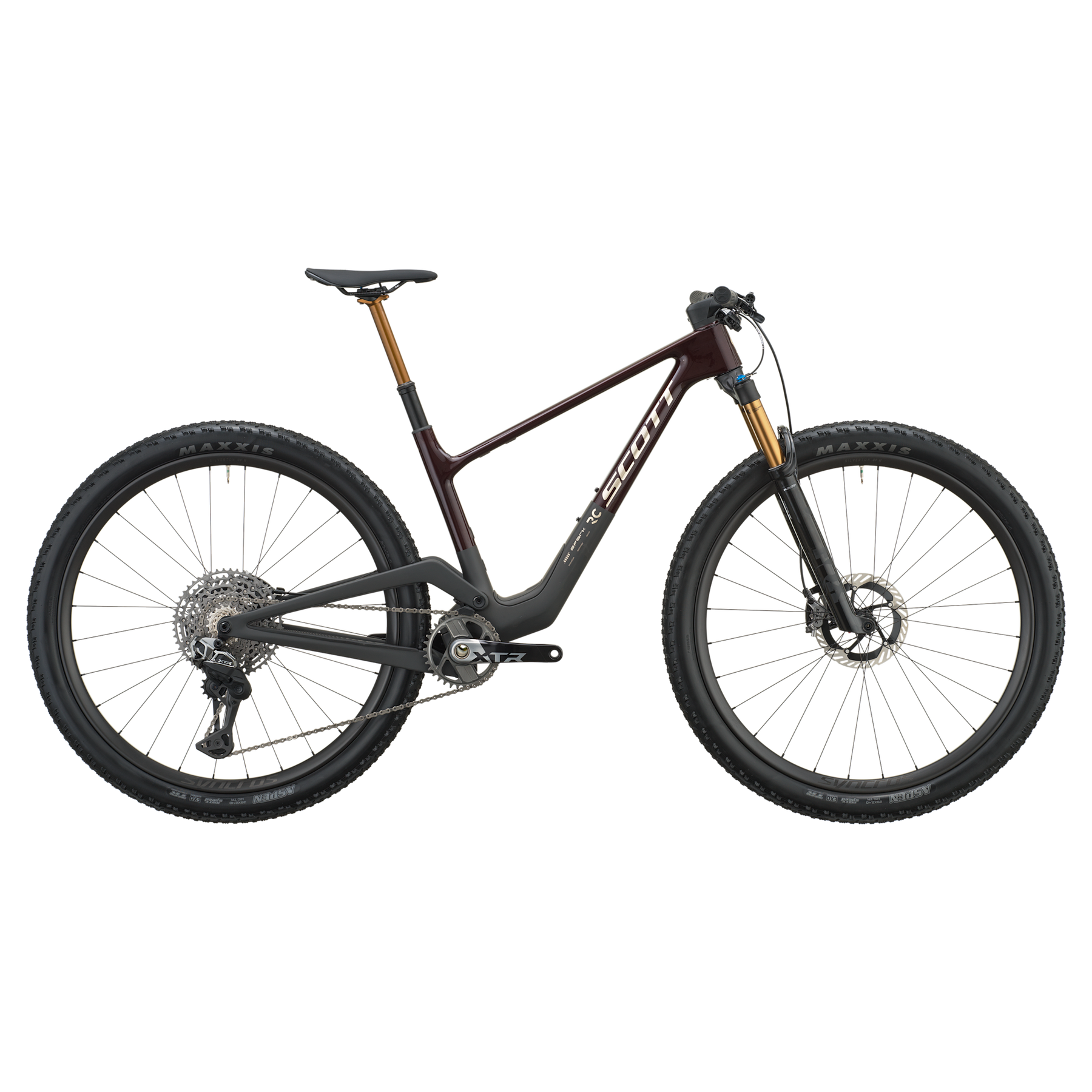 Scott Spark RC Pro Full Suspension Mountain Bike 2027 Obsidian Purple/Carbon Black XL