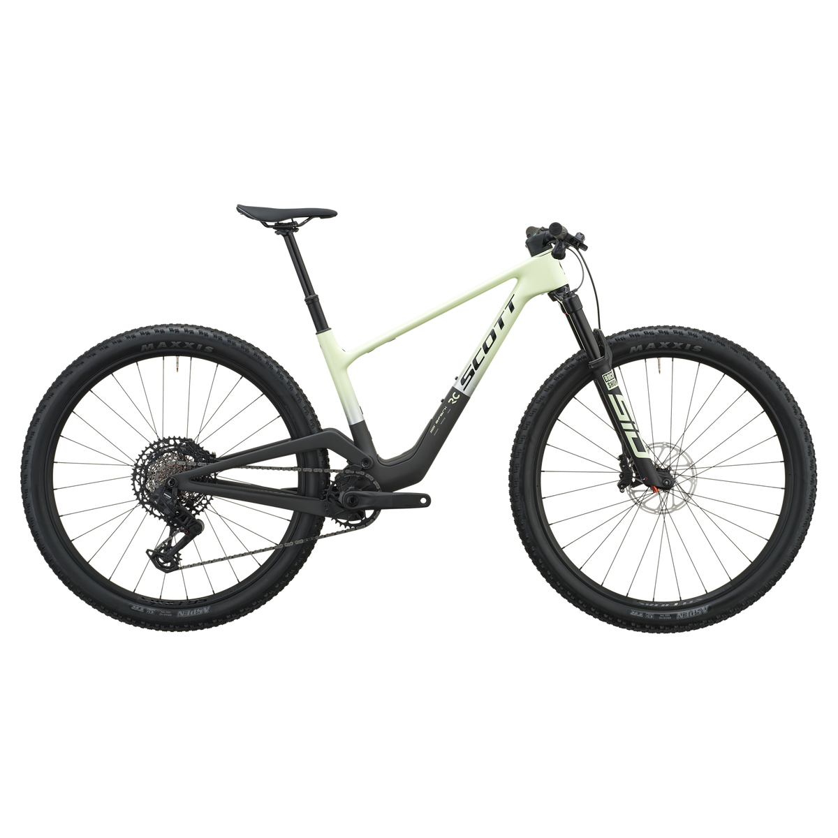 Scott Spark RC Team Full Suspension Mountain Bike 2027 Cream Green/Carbon Black XL