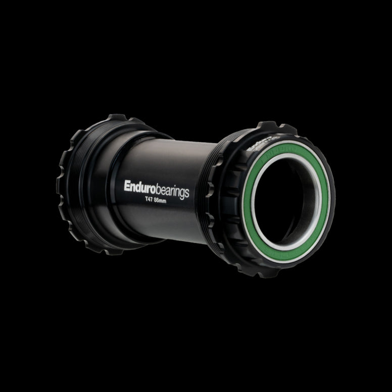 Enduro Bearings T47 Asymetrical - 440C Stainless Steel Bottom Bracket Black DUB