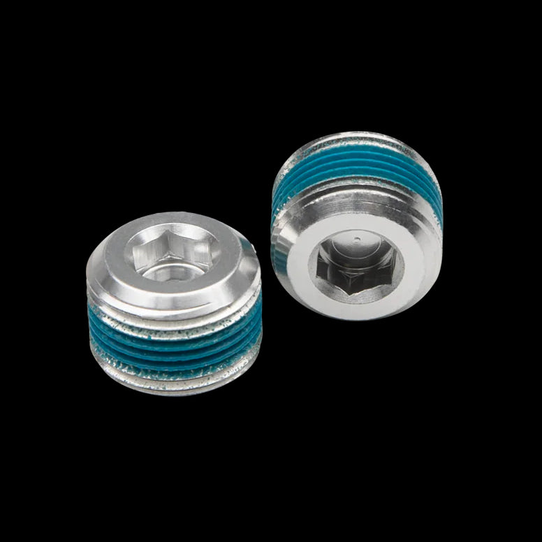 Crankbrothers Coloured Pedal End Cap Silver