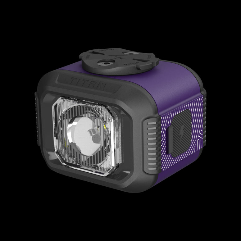 Moon TITAN MINI (700lm) Front Light Purple