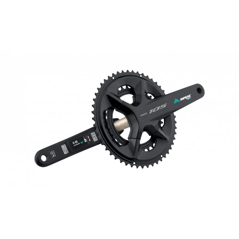 INPEAK 105 R7100 Powercrank-E Twin2 Dual-Sided Power Meter Black 50/34T 160mm
