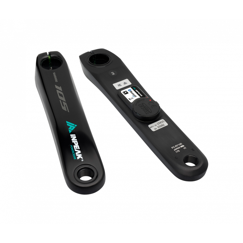 INPEAK 105 R7100 Powercrank Single-Sided Power Meter Black 160mm