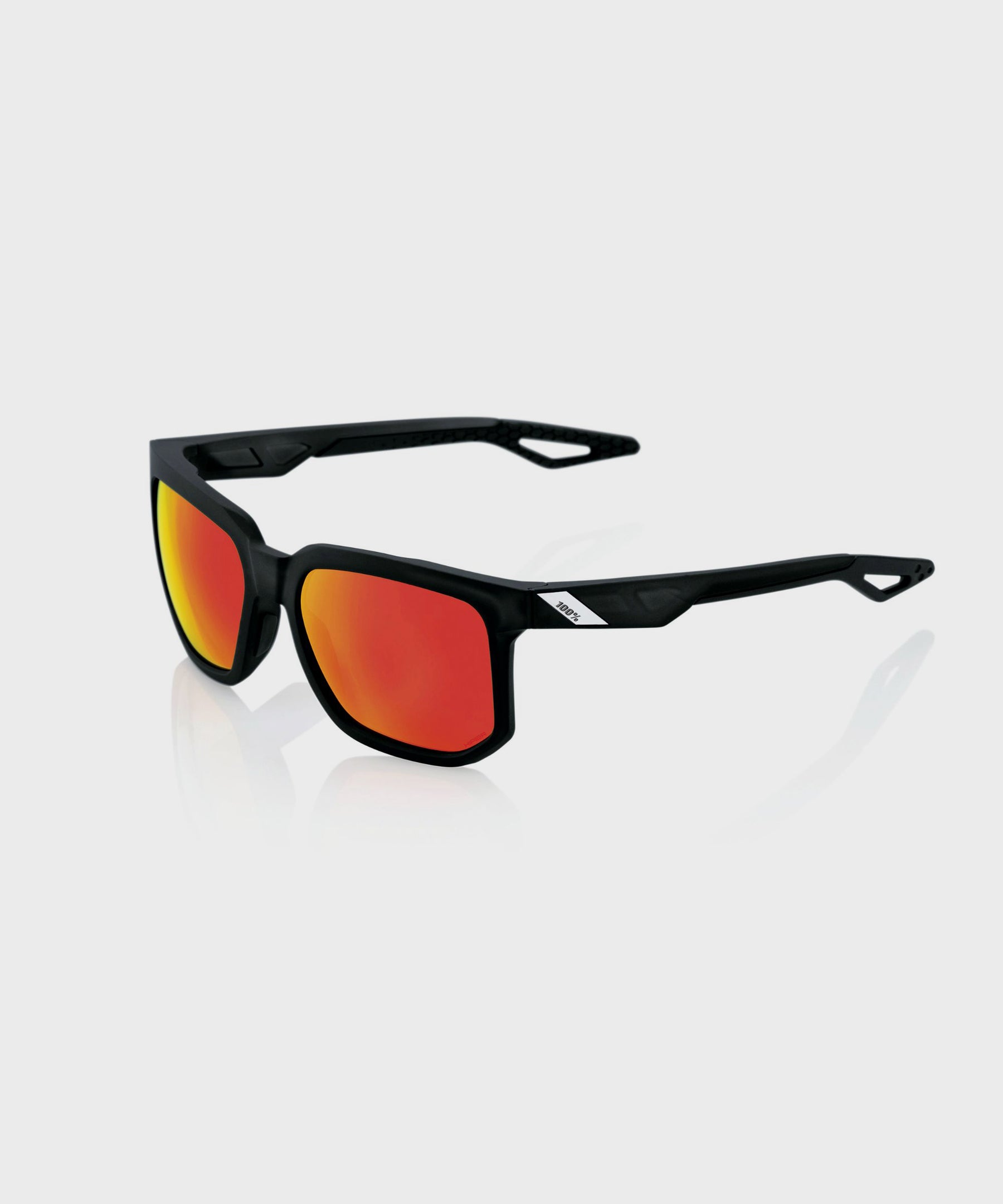 100% Centric Glasses Soft Tact Crystal Black / HiPER Red Multilayer