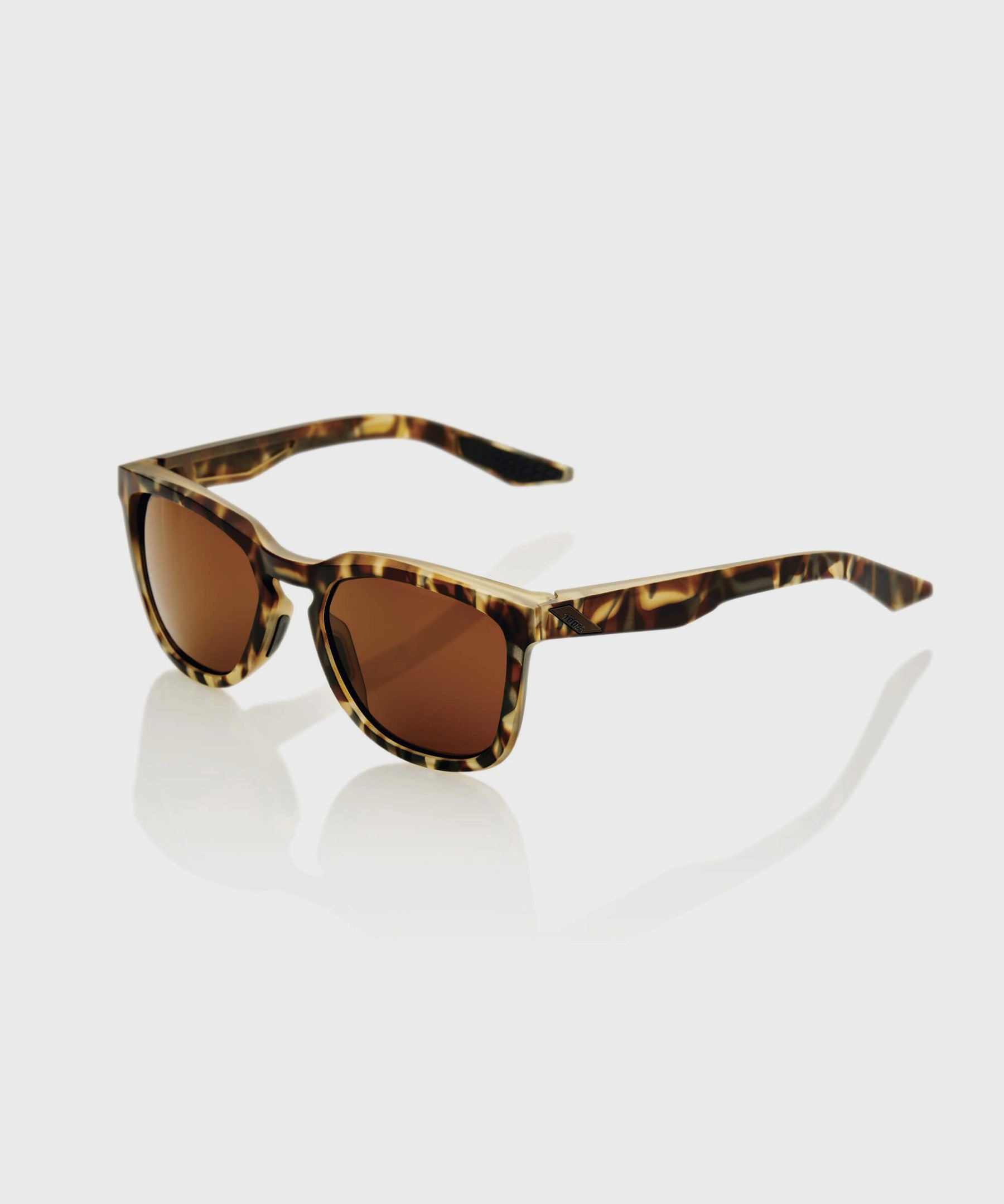 100% Hudson Glasses Soft Tact Havana / Bronze