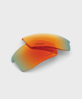 100% Speedcoupe Replacement Lenses (Pair) Orange Multilayer Mirror Standard