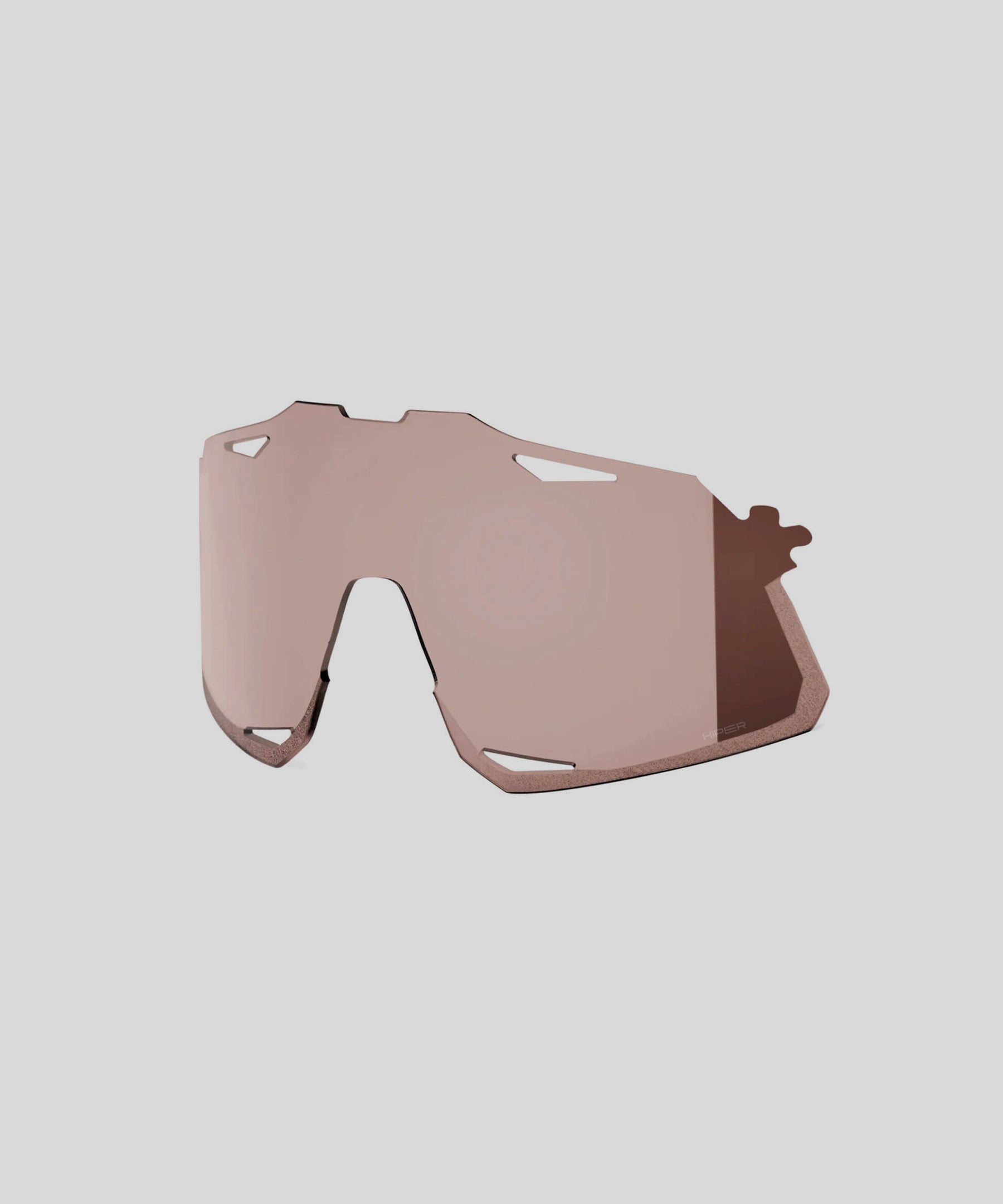 100% Hypercraft Replacement Polycarbonate Lens HiPER Crimson Silver Mirror