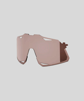 100% Hypercraft Replacement Polycarbonate Lens HiPER Crimson Silver Mirror