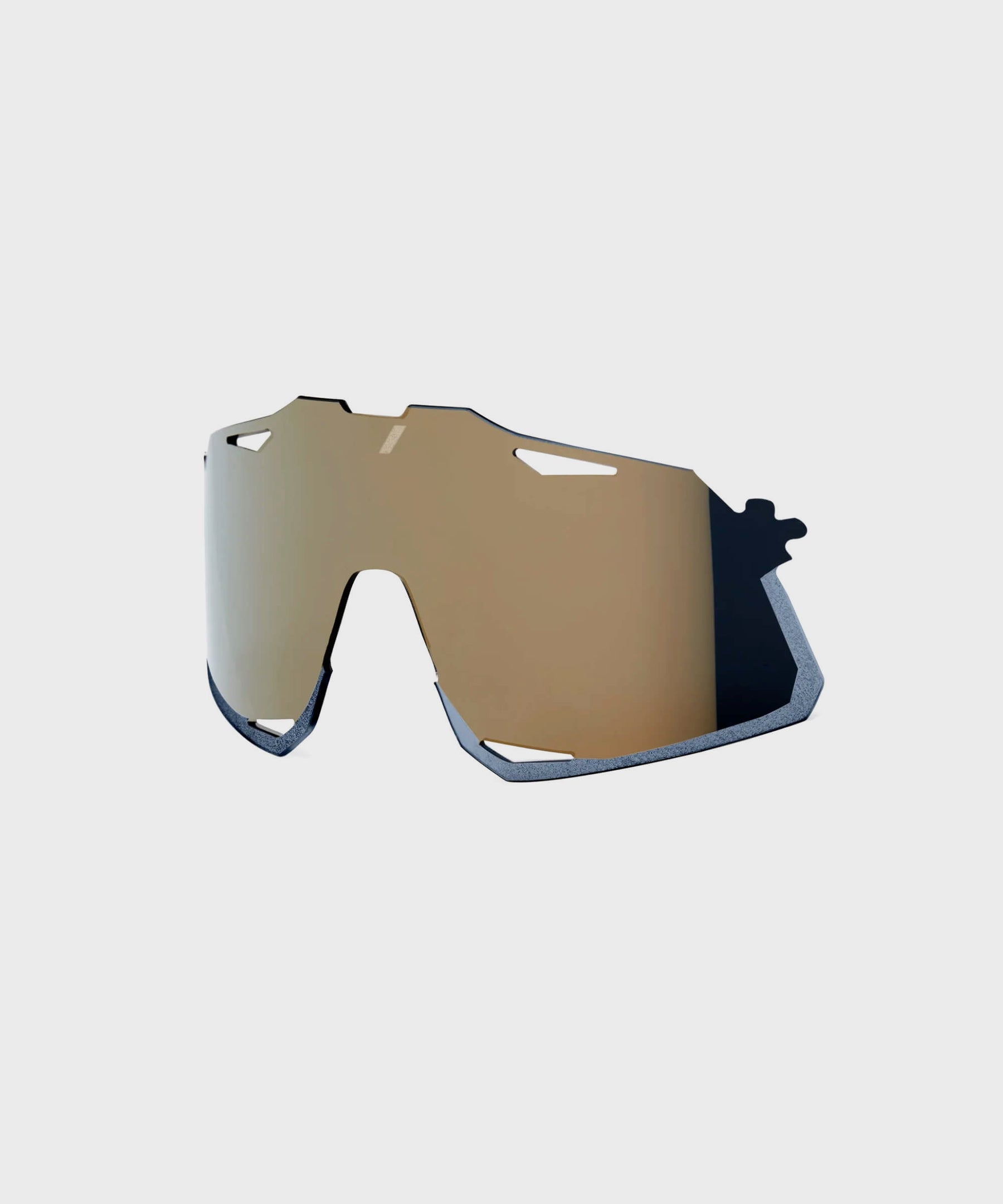 100% Hypercraft Replacement Polycarbonate Lens Soft Gold Mirror