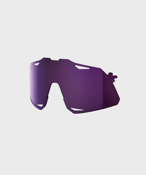 100% Hypercraft Replacement Polycarbonate Lens Dark Purple