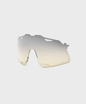 100% Hypercraft Replacement Polycarbonate Lens Low-light Yellow Silver Mirror