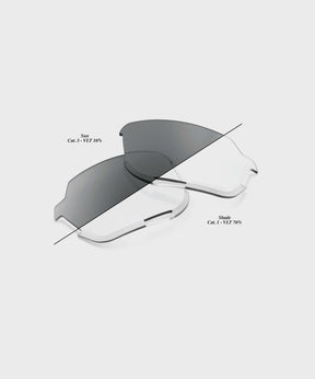 100% Norvik Replacement Lens Photochromic Clear / Smoke