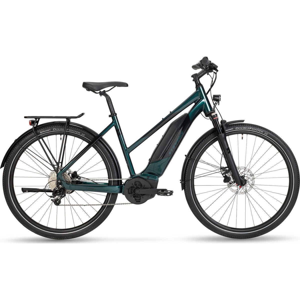 Stevens E-4X Tour LT Gen.1 Womens Electric City Bike Teal L