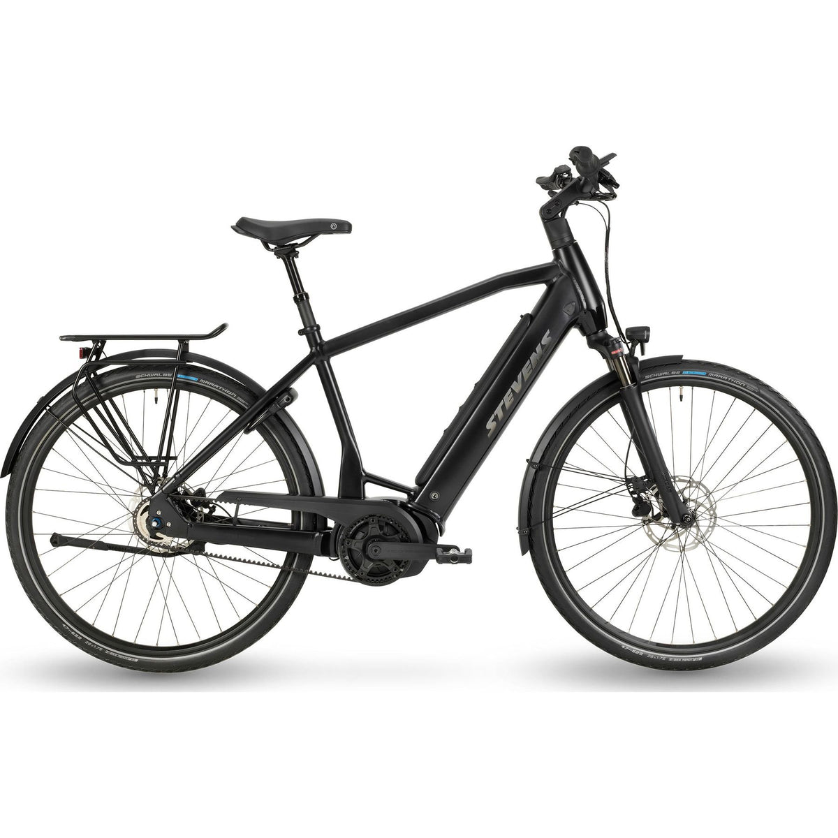 Stevens E-Courier Luxe HT Gen.1 Electric City Bike Black XXL