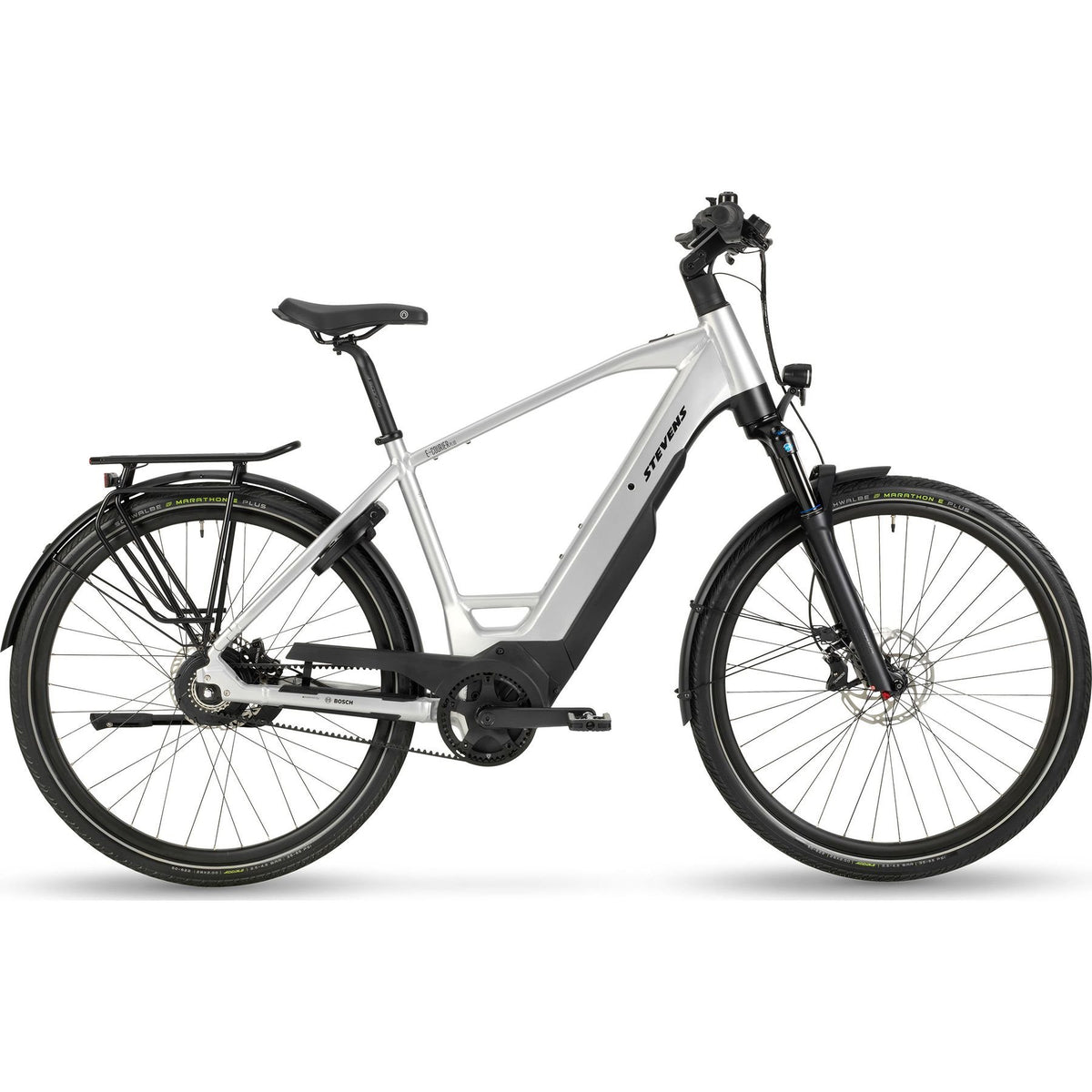 Stevens E-Courier Plus HT Gen.1 Electric City Bike Silver XXL