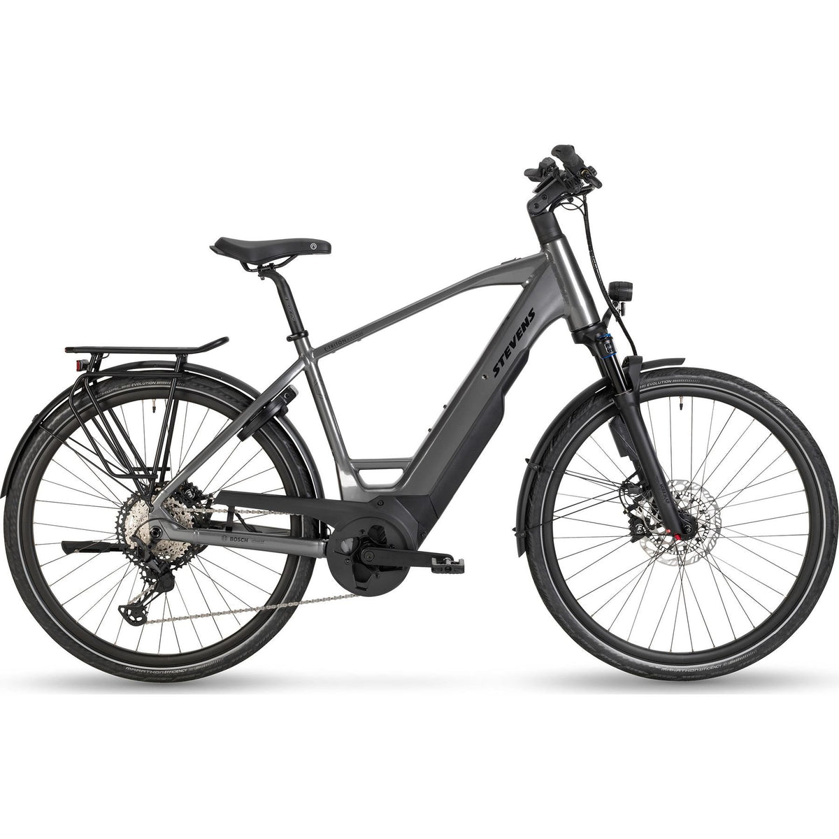 Stevens E-Triton 9.7.1 Plus HT Electric City Bike Grey XL
