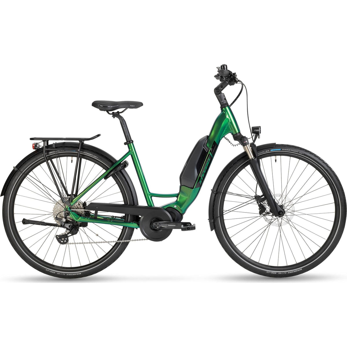Stevens E-Bormio Forma Electric City Bike Green L