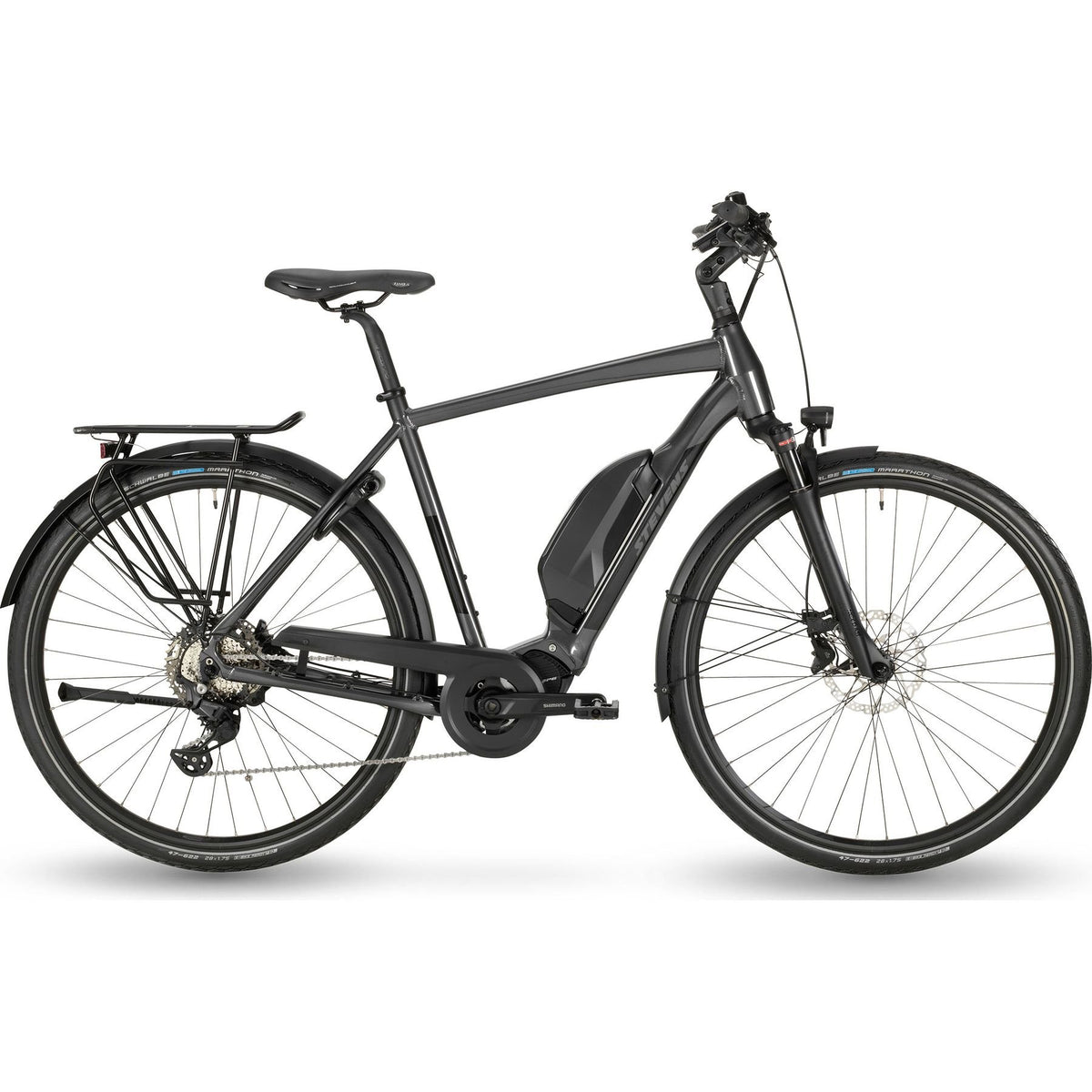 Stevens E-Bormio Luxe HT Electric City Bike Black XXL