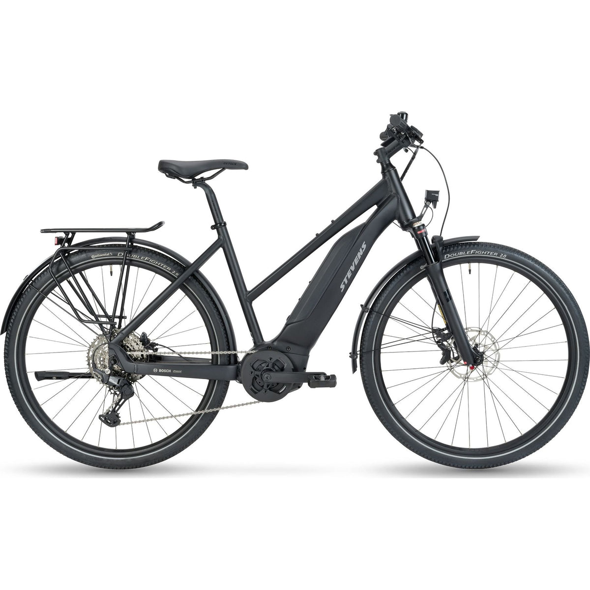 Stevens E-6X Tour LT Gen.2 Womens Electric City Bike Black L