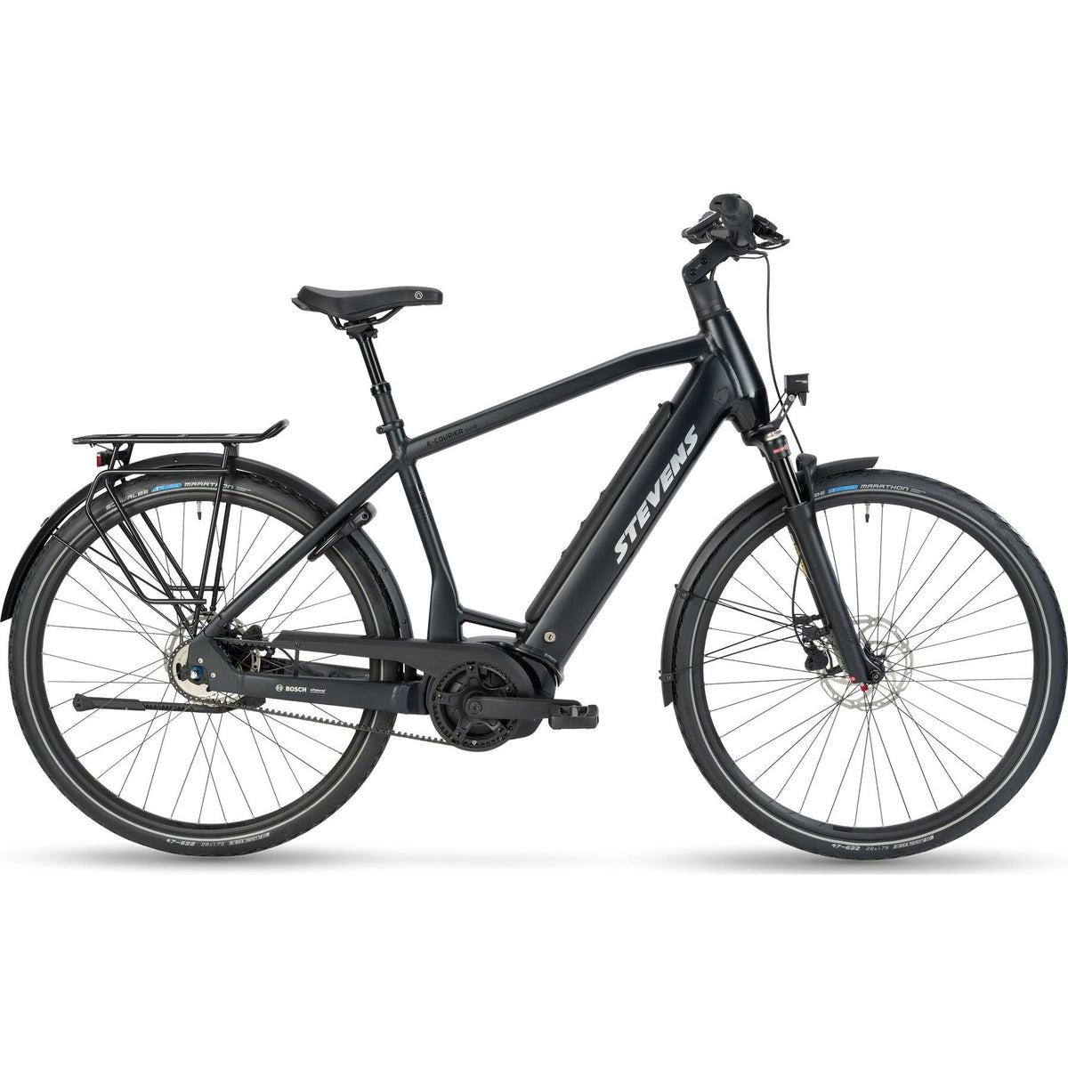 Stevens E-Courier Luxe HT Gen.2 Electric City Bike Black XXL