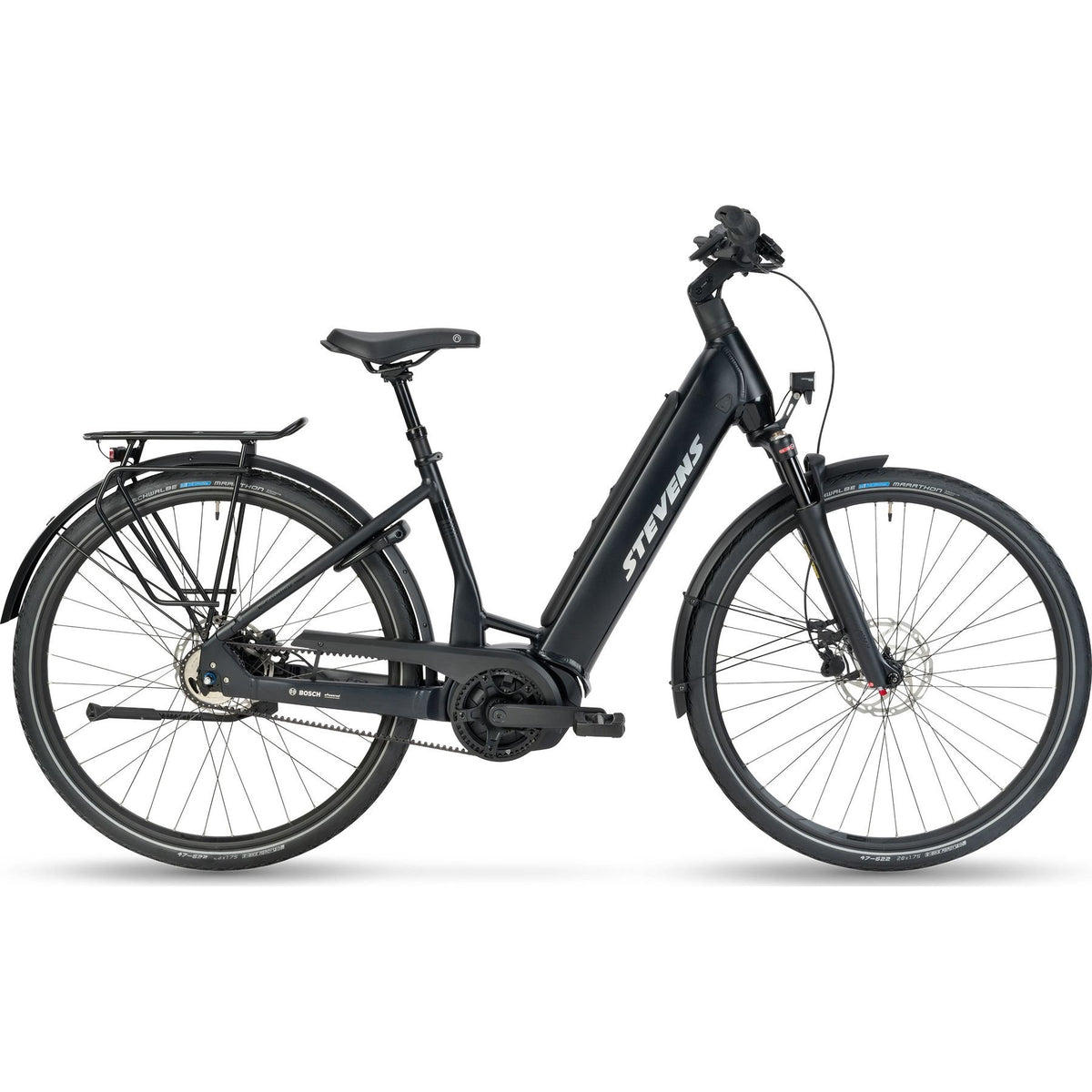 Stevens E-Courier Luxe Forma Gen.2 Electric City Bike Black L