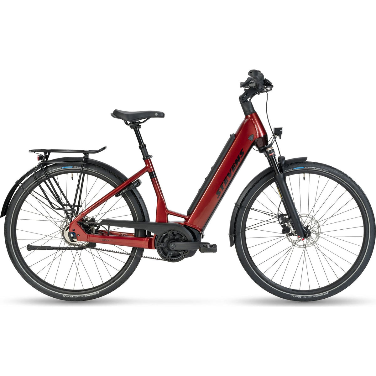 Stevens E-Courier Luxe Forma Gen.2 Electric City Bike Red L
