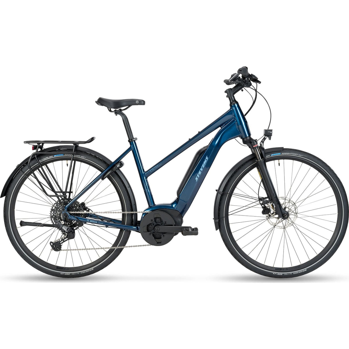 Stevens E-Triton 5.5.1 LT Gen.2 Womens Electric City Bike Blue M