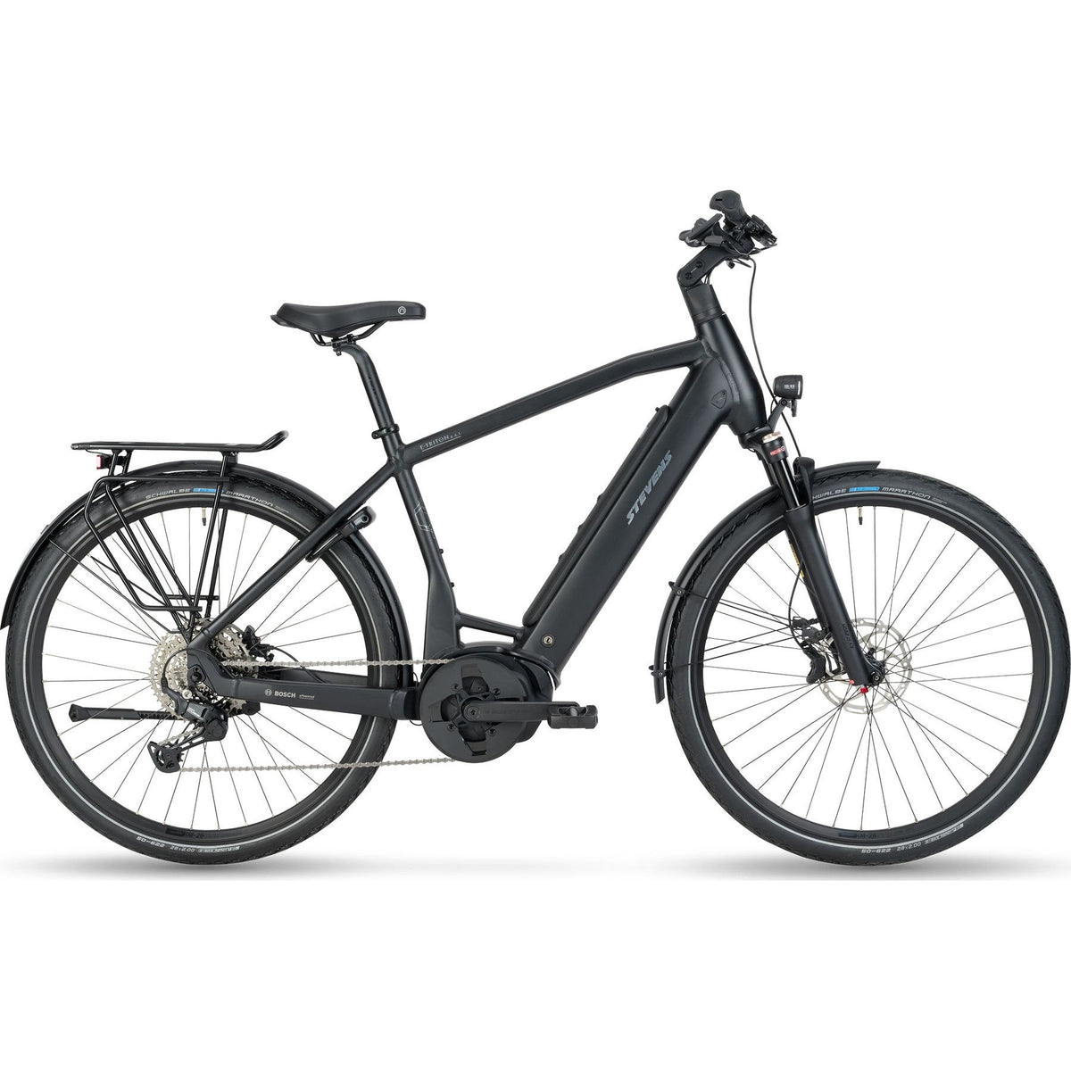 Stevens E-Triton 6.6.1 HT Electric City Bike Black XL
