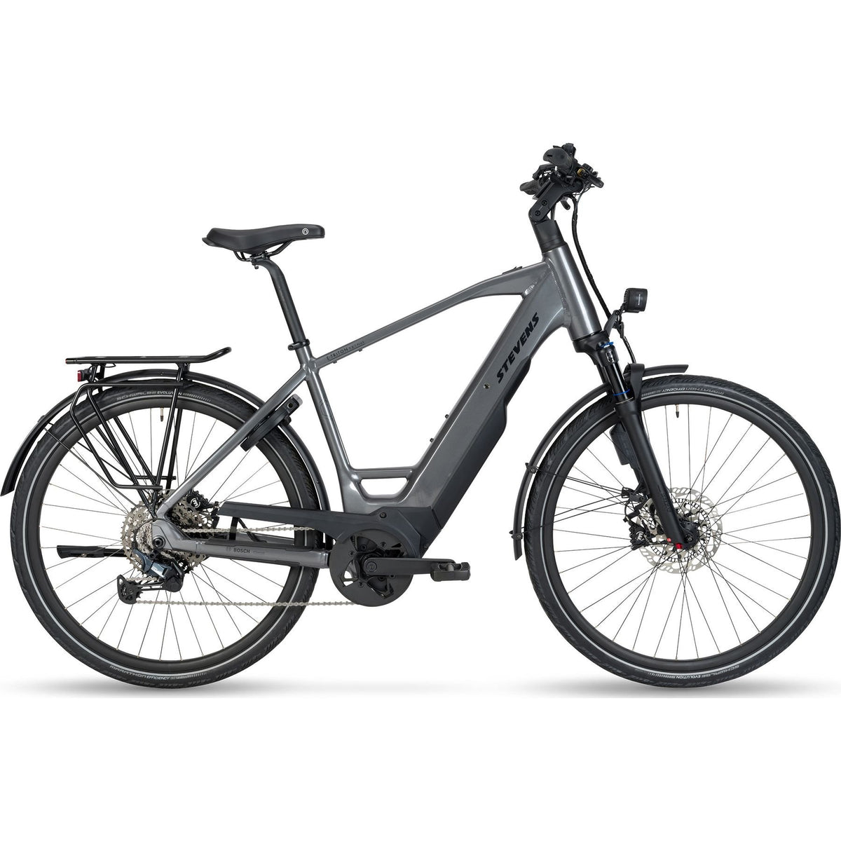 Stevens E-Triton 9.8.1 Plus HT Electric City Bike Grey XL