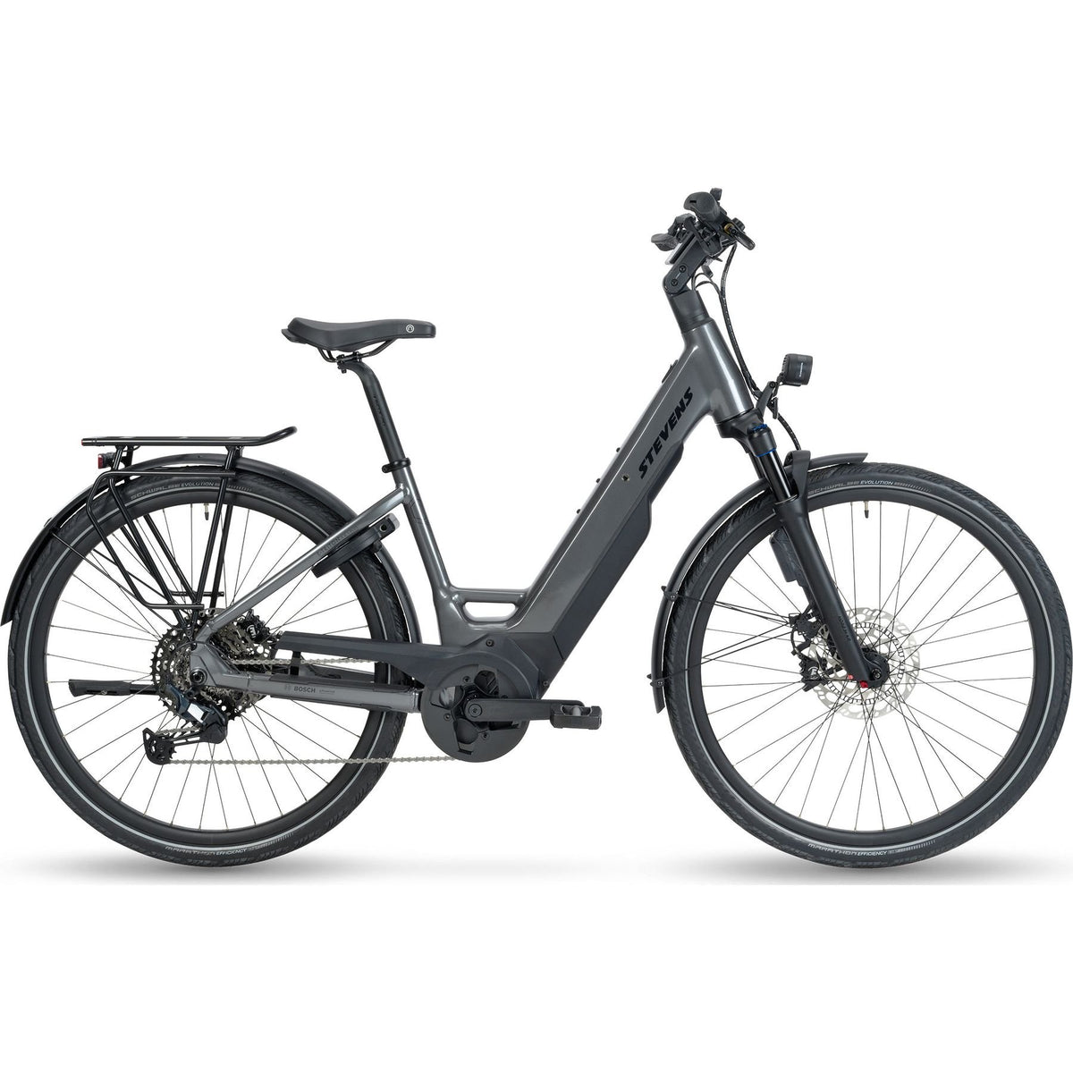 Stevens E-Triton 9.8.1 Plus Forma Electric City Bike Grey L