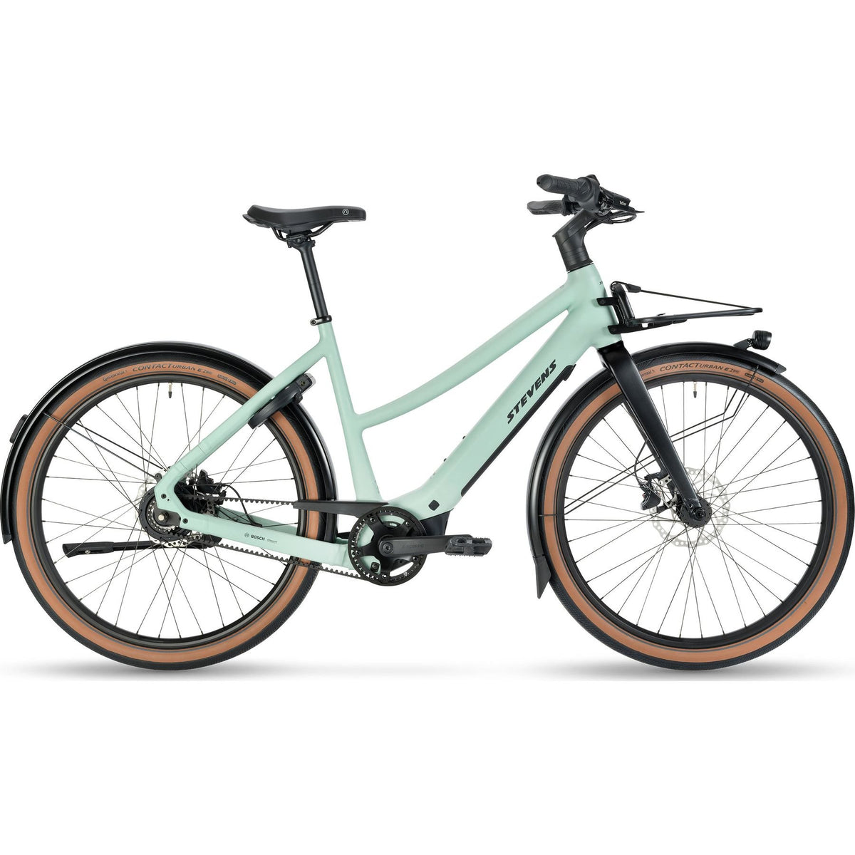 Stevens E-Simeto LT Womens Electric City Bike Green XL